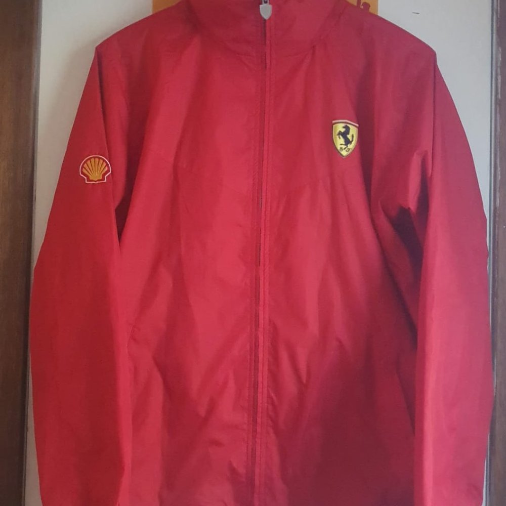 Red Vintage Ferrari Windbreaker